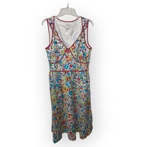 Liz Claiborne Summer Spring Tank Dress Sz 10 EUC